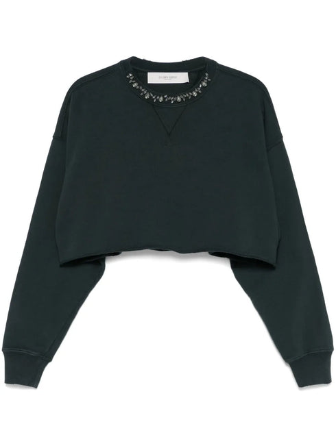 GOLDEN GOOSE CROPPED SWEAT