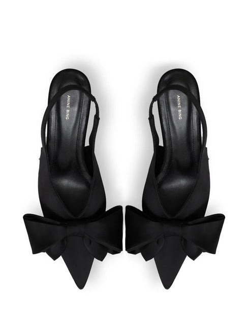 ANINE BING NINA HEELS WITH BOW