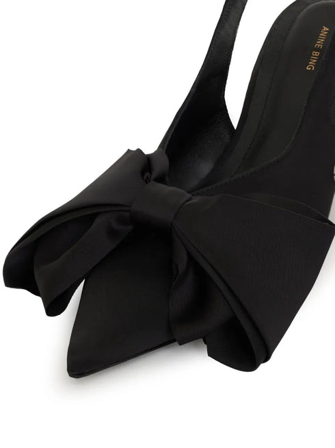 ANINE BING NINA HEELS WITH BOW