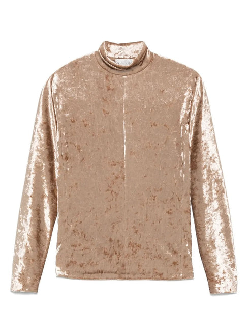 FORTE FORTE STRECH VELVET ROLLNECK