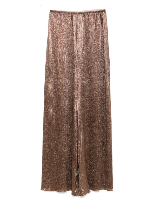 FORTE FORTE FROISSE LAME TROUSERS