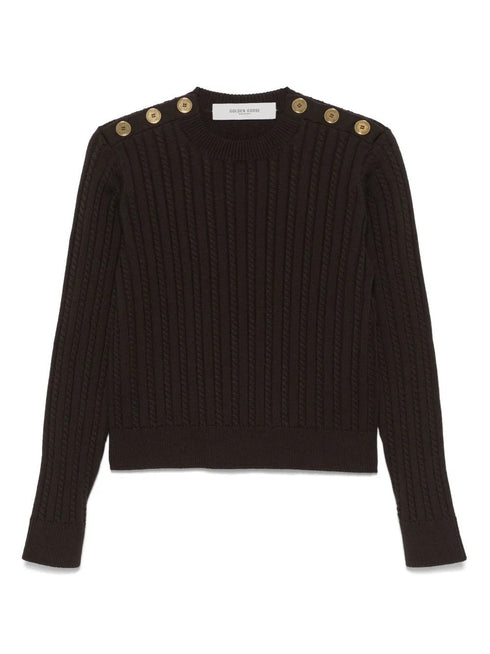 GOLDEN GOOSE CABLE KNIT SWEATER