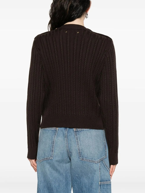 GOLDEN GOOSE CABLE KNIT SWEATER