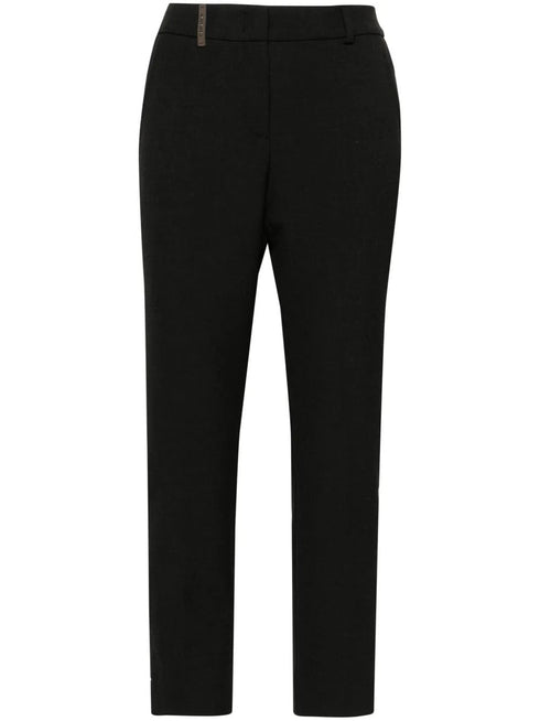 PESERICO SIGN CROPPED TROUSERS