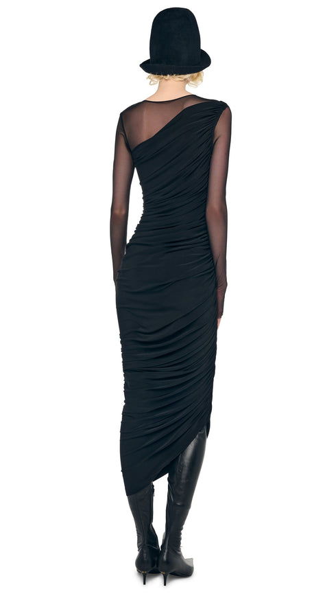 NORMA KAMALI LONG SLEEVE DIANA GOWN+LEGGING