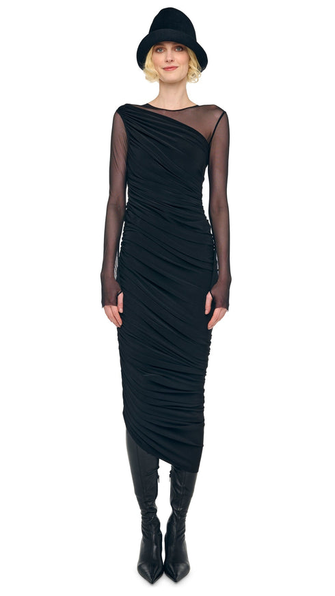 NORMA KAMALI LONG SLEEVE DIANA GOWN+LEGGING