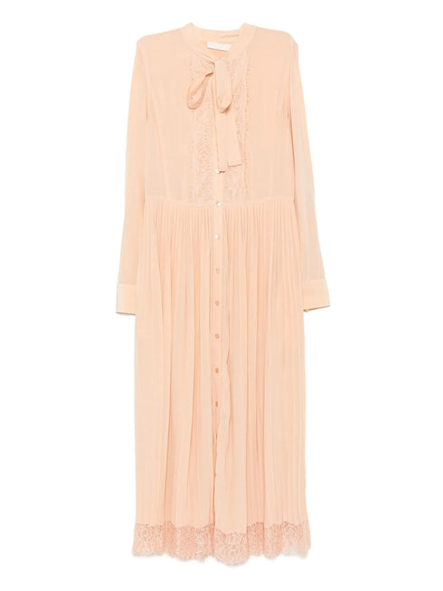 ULLA JOHNSON AVIANA PLEATED SHIRT DRESS