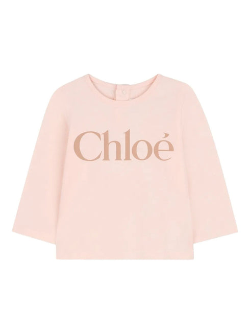 CHLOE-CHLOE LOGO L/S T-SHIRT