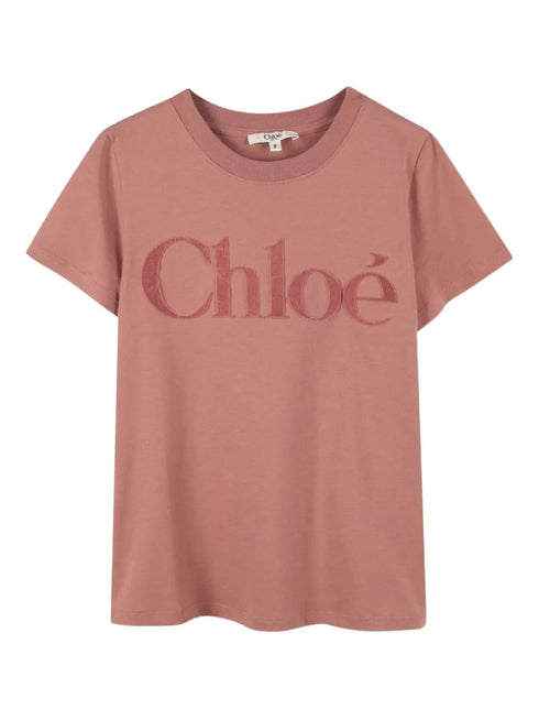 CHLOE-CHLOE LOGO T-SHIRT