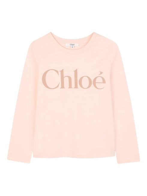 CHLOE-CHLOE LOGO L/S T-SHIRT