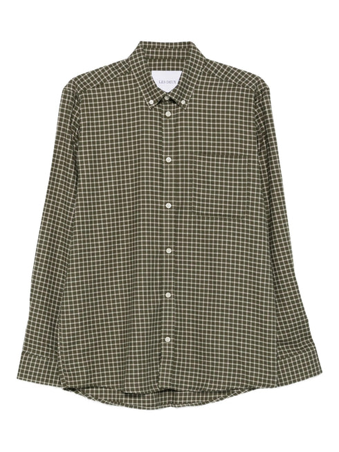 LES DEUX KONRAD CHECK FLANNEL SHIRT