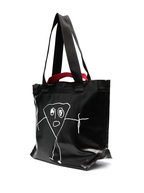 PLAN C MEDIUM PRINTED SHOPPER BAG