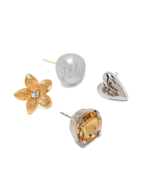 FORTE FORTE SET OF 4 EARRINGS