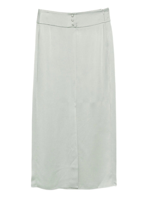 FORTE FORTE SATIN PENCIL SKIRT