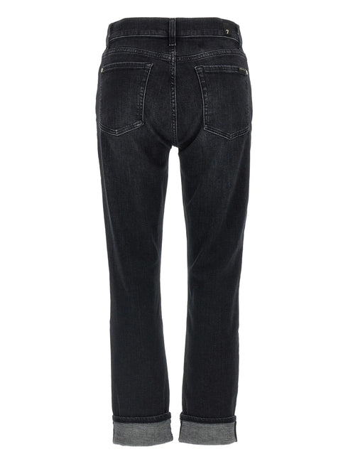 7 FOR ALL MANKIND RELAXED SKINNY BLACKY