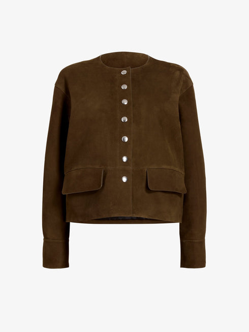PROENZA SCHOULER WHITE LABEL ROBIN SUEDE JACKET