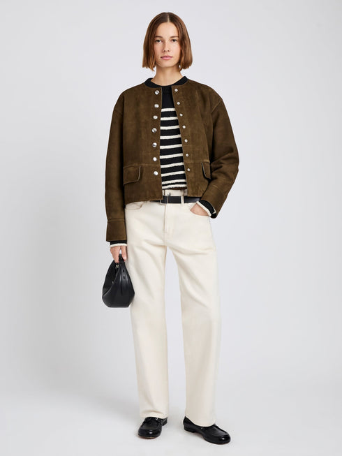 PROENZA SCHOULER WHITE LABEL ROBIN SUEDE JACKET