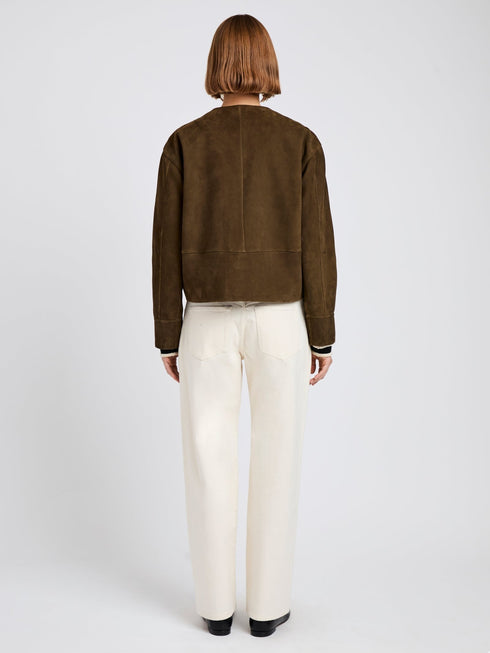 PROENZA SCHOULER WHITE LABEL ROBIN SUEDE JACKET