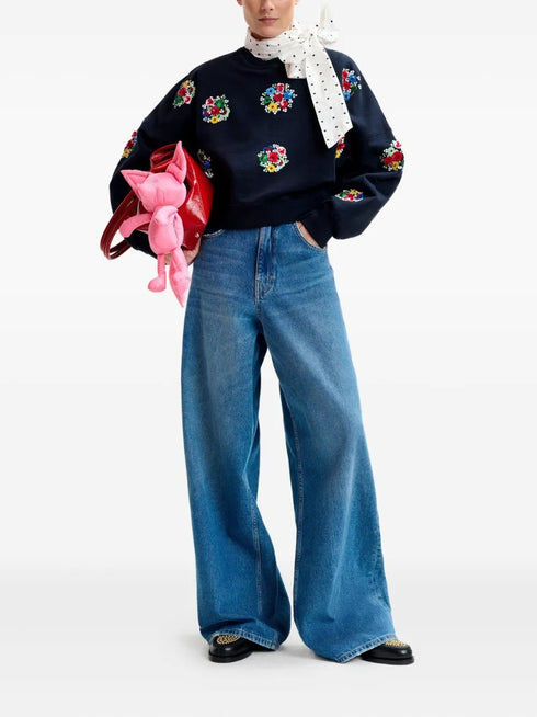 ESSENTIEL ANTWERP ITRO EMBROIDERED SWEAT