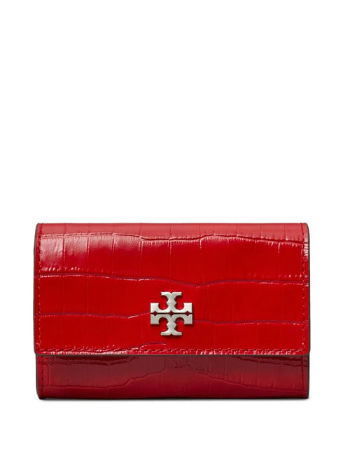 TORY BURCH KIRA CROC FLAP CARD CASE