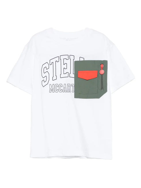 STELLA MC CARTNEY ZIP POCKET T-SHIRT