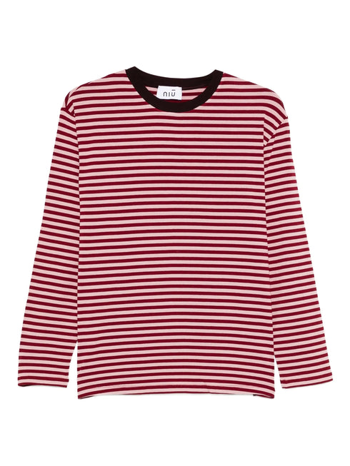 NIU STRIPED T-SHIRT