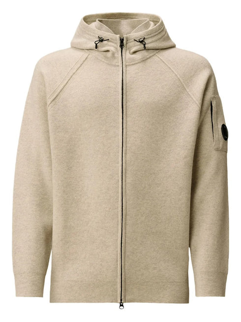 C.P. COMPANY ZIP UP HOODED SWEATER