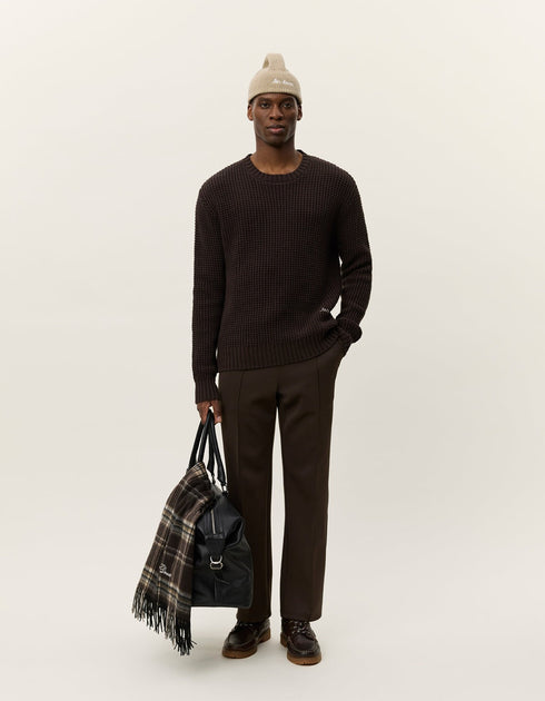 LES DEUX ALVIN WAFFLE CREWNECK