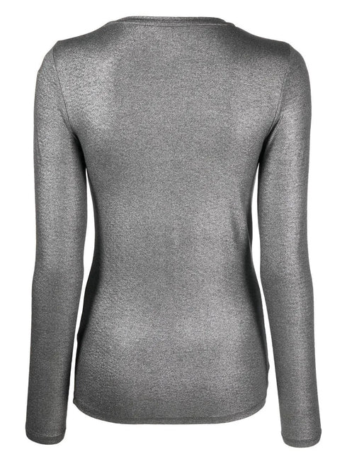 MAJESTIC LUREX JERSEY T-SHIRT