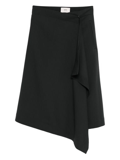 AMI PARIS ASYMMETRIC SKIRT