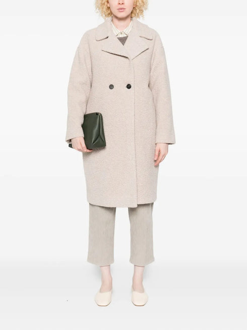 HARRIS WHARF LONDON BOUCLE COAT