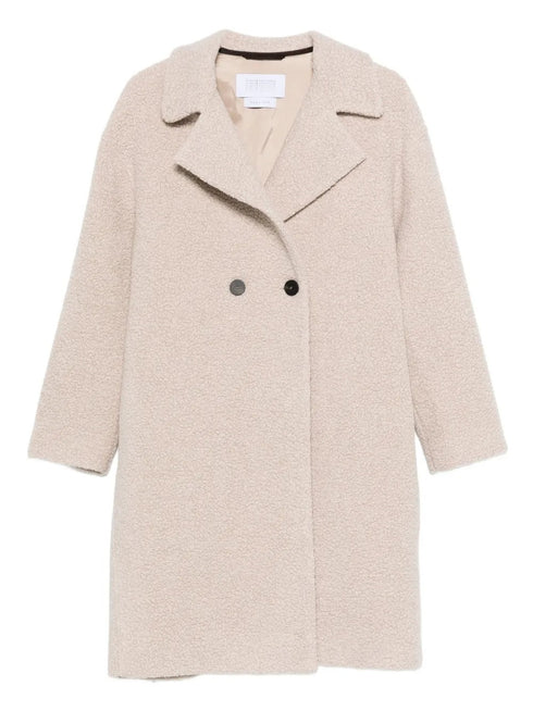 HARRIS WHARF LONDON BOUCLE COAT