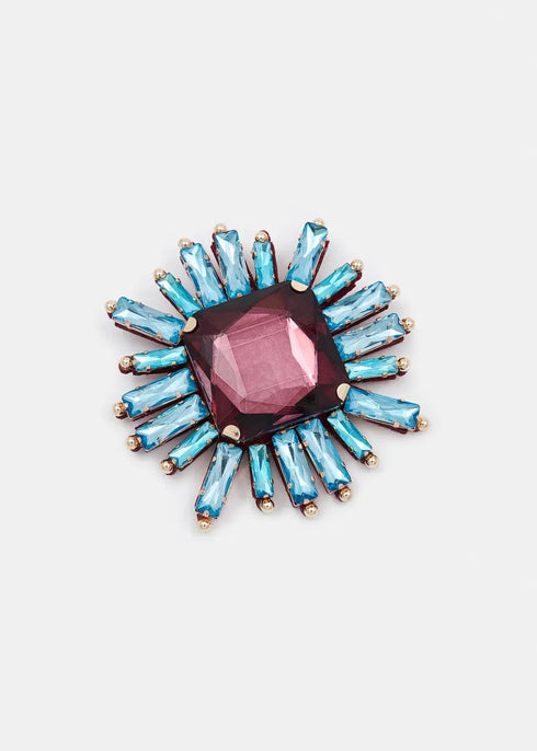 ESSENTIEL ANTWERP ITIME RHINESTONES BROOCH