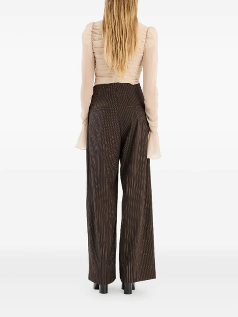 ROTATE CHIFFON LS TOP