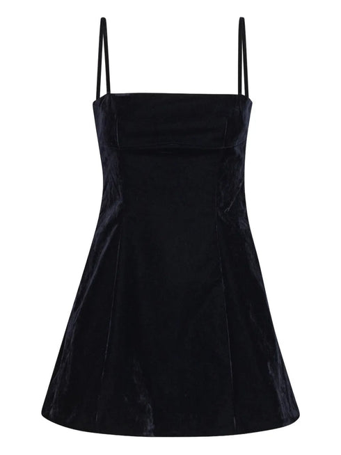 ROTATE VELVET MINI STRAP DRESS