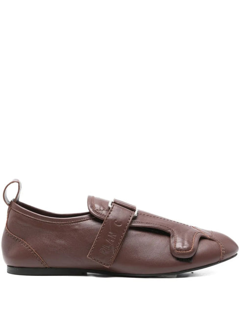 PLAN C BUCKLE STRAP SNEAKERS