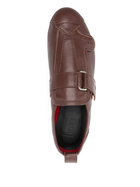 PLAN C BUCKLE STRAP SNEAKERS
