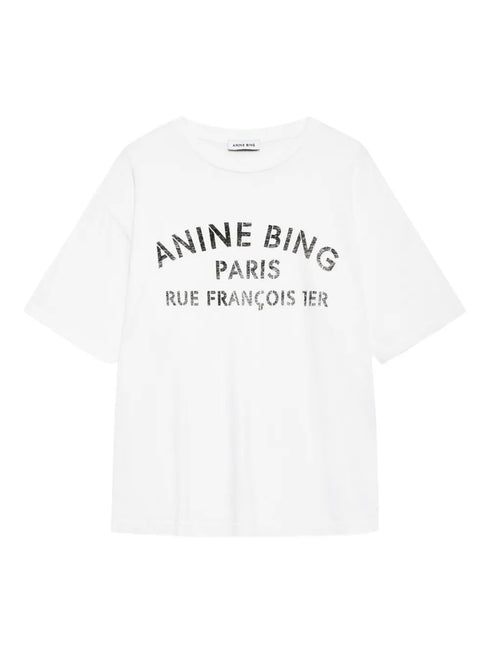 ANINE BING COHEN TEE PARIS STENCIL