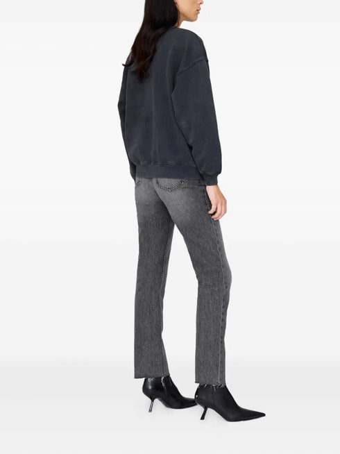 ANINE BING SPENCER SWEAT LEOPARD