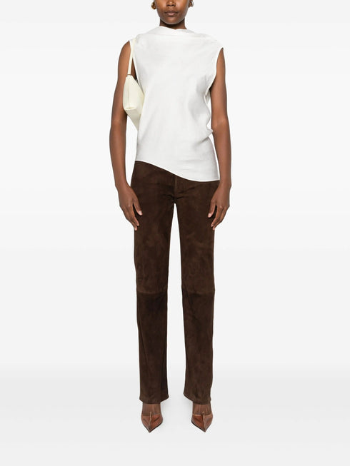 ARMA MICHELA SUEDE TROUSERS