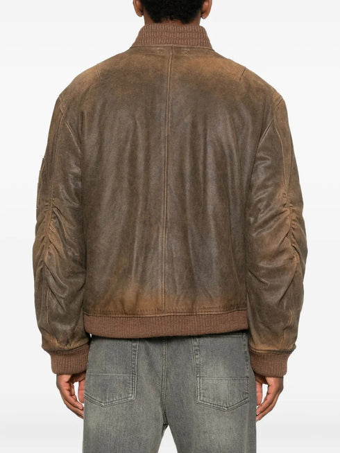 GOLDEN GOOSE LEATHER JACKET