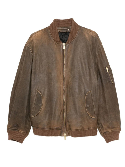 GOLDEN GOOSE LEATHER JACKET