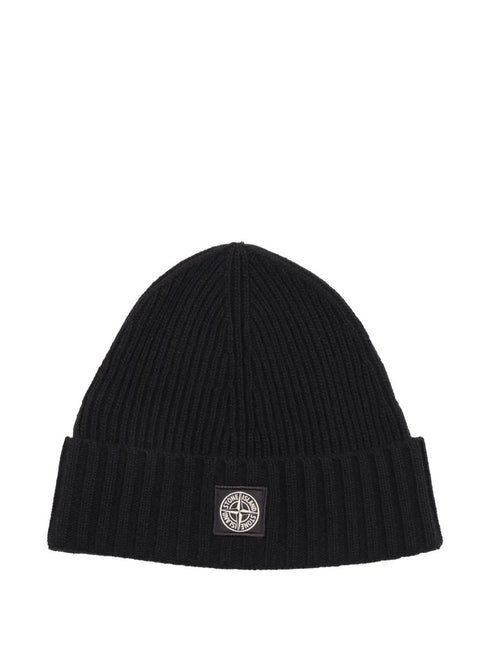 STONE ISLAND RIBBED BEANIE