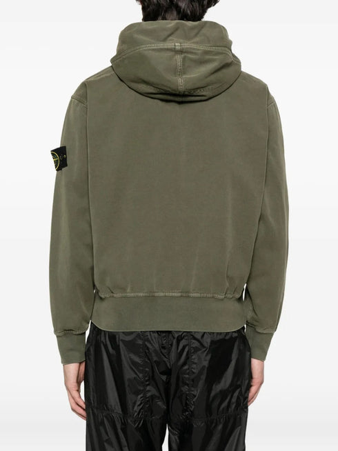 STONE ISLAND ZIP UP HOODIE
