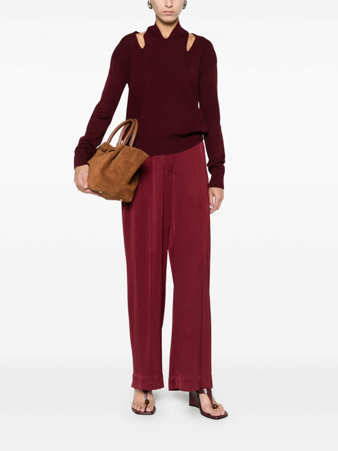 YUZEFI OLA PLAIN SLASH JUMPER