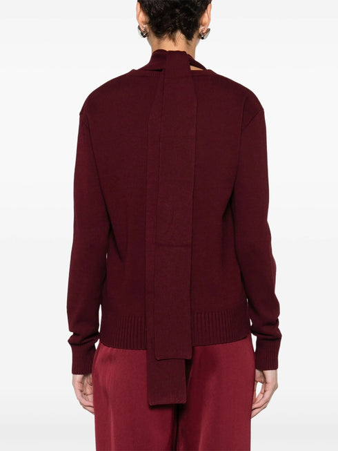 YUZEFI OLA PLAIN SLASH JUMPER