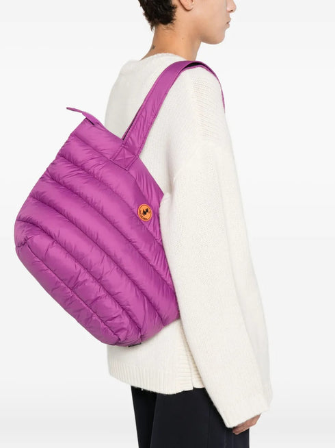 SAVE THE DUCK QUILTED TOTE BAG