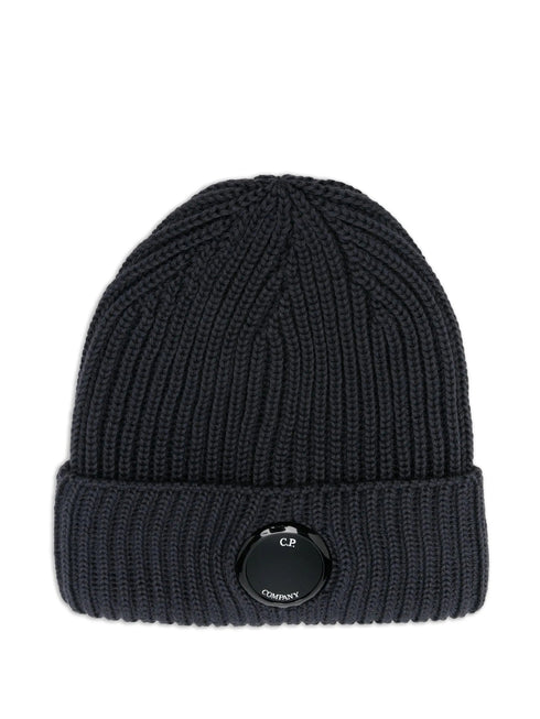 C.P. COMPANY RIBBED LENS BEANIE