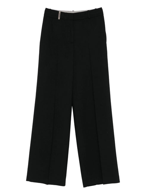 PESERICO SIGN WIDE LEG TROUSERS