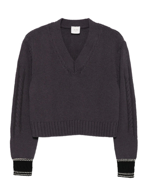 ALYSI V NECK SWEATER